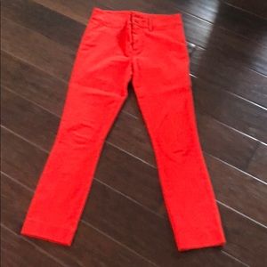 Anthropologie Red Pants
